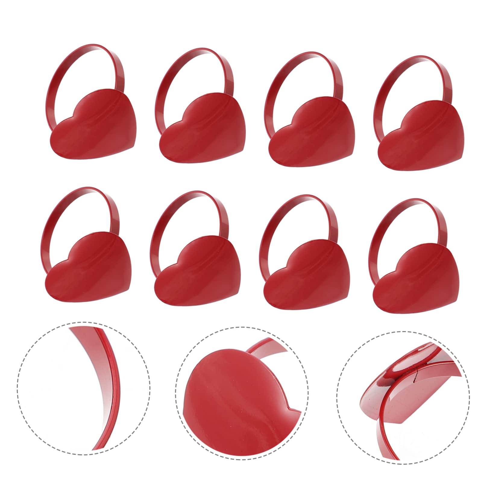 2 Sätze Herzförmige Für Valentinstag Hochzeit Und Besondere Anlässe Tischdekoration Für Unvergessliche Dinnerpartys 8 Stücke * 2