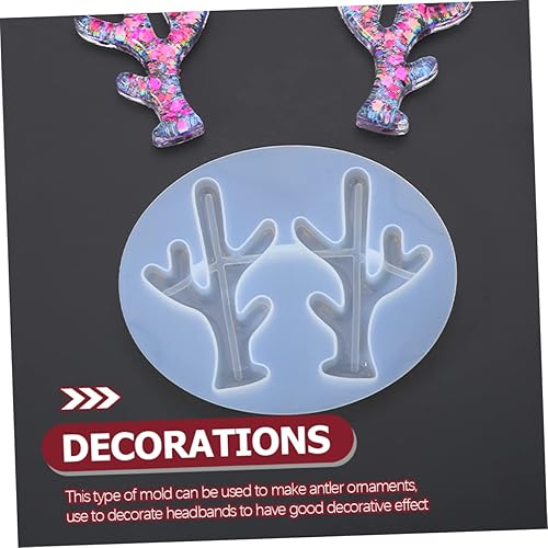 Miniatura 5 de COHEALI Molde de para Resina Molde de para Resina 15 Uds. Plantillas para manualidades, joyería para diadema, suministros de fabricación de joyas,