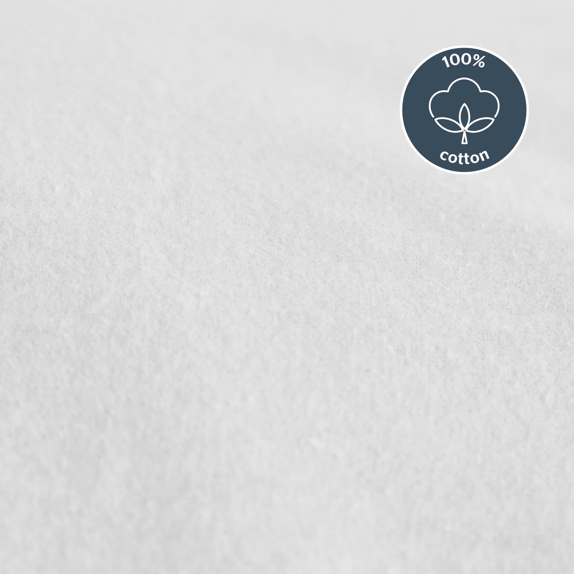 Silentnight Brushed Cotton Fitted Sheet, Soft Velvety Touch 100% Cotton, Cosy Warmth Feel - Image 2