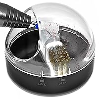 Vista 1 de Brocas de uñas Herramienta de limpieza de cutículas con funda limpiadora de cubierta de cepillo, cepillo de alambre de acero 2 en 1 y cepillo