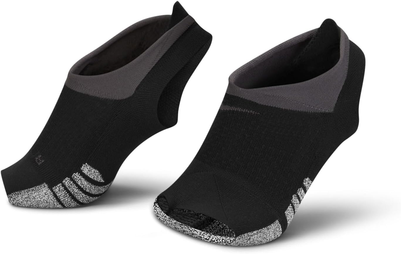 Nike Studio Toeless Footie Black/Anthracite 2 (US Women's 7.5-9)