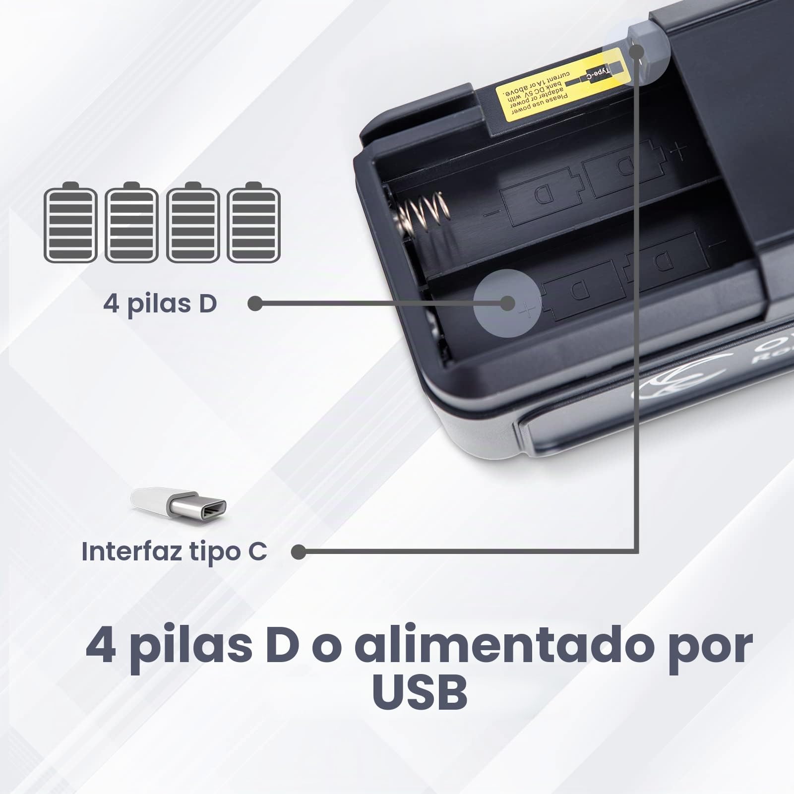 OWLTRA OW-7 Trampa eléctrica para roedores para interiores y exteriores, trampa instantánea para ratones y ratas con cubierta impermeable, alarma de sonido y luz, batería o fuente de alimentación USB,