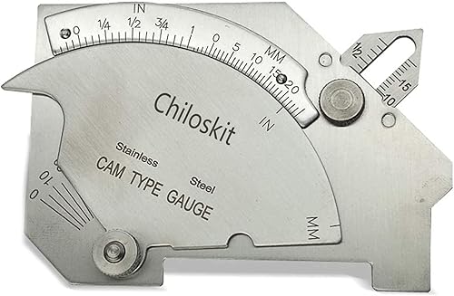 MG-8 Puente CAM Soldadura Gage Soldadura costura Pit Test Ulnar Inspection Ruler Herramientas de soldadura y accesorios