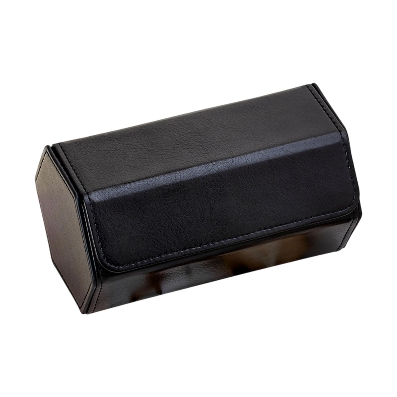 Custodia per orologio esagonale portatile in pelle europea per riporre gioielli con rivestimento morbido e impermeabile