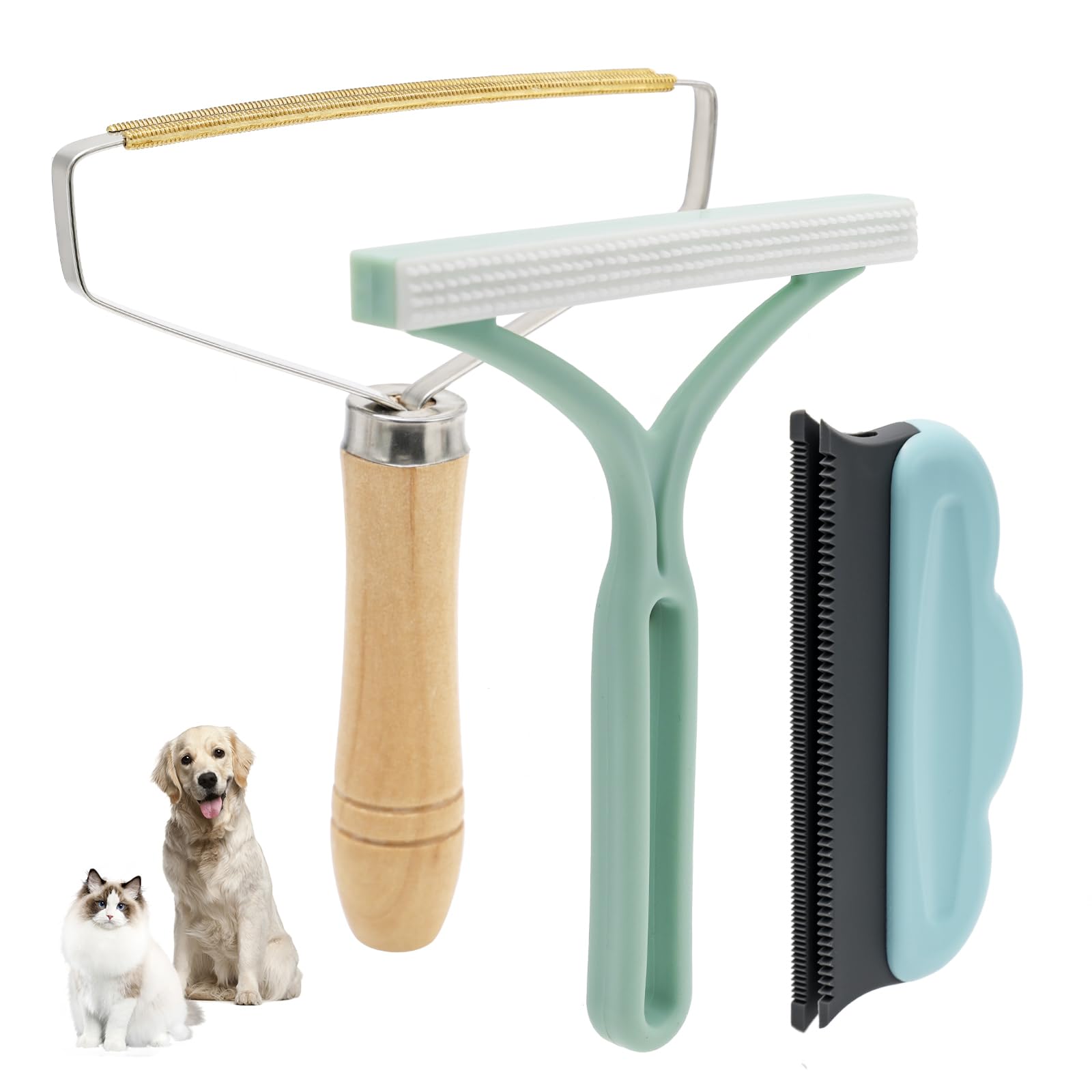 Herramienta de limpieza de pelusas NaavBliz removedor de pelo de mascotas manual para sofás
