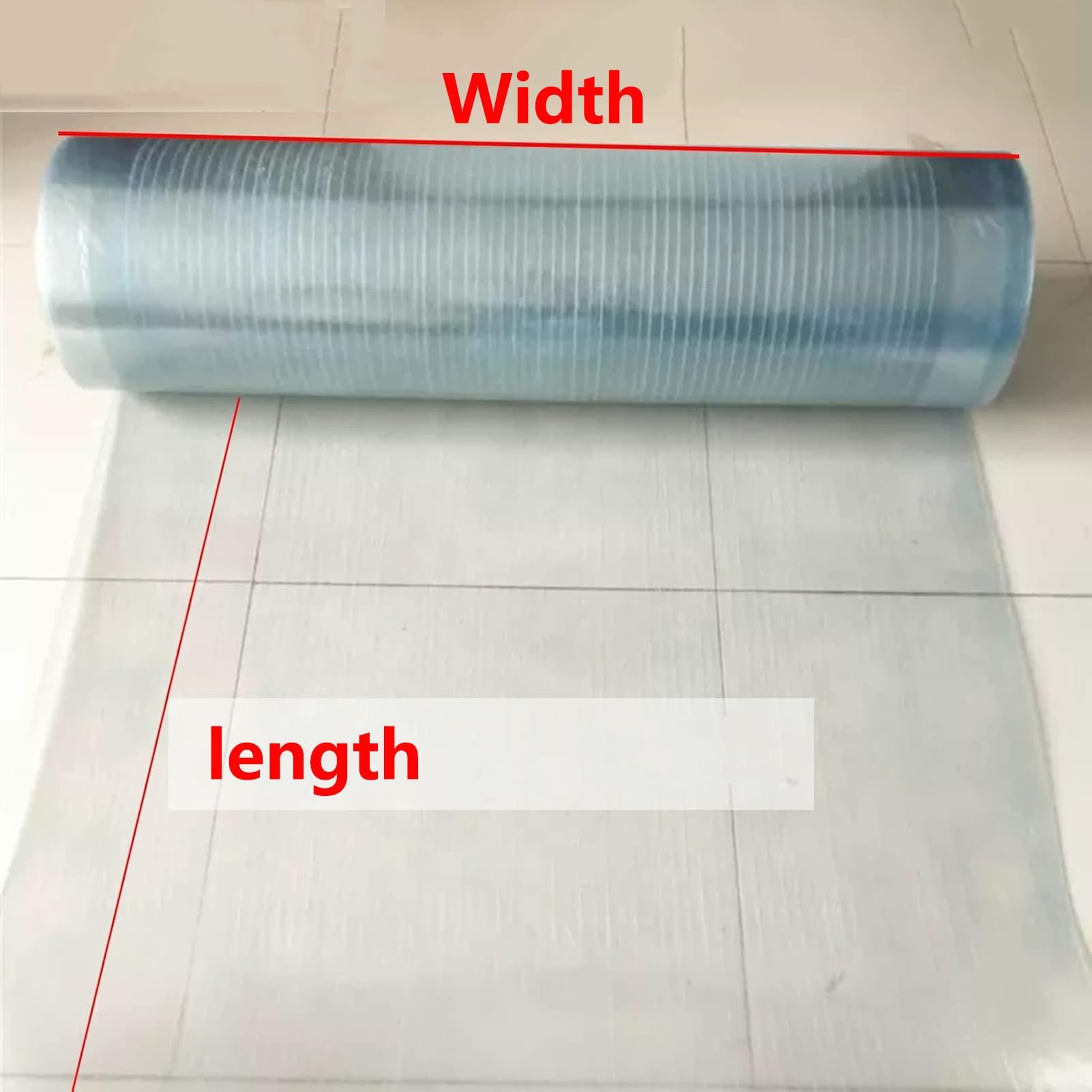 Planchas de Policarbonato para Tejados, Lámina para Techos Transparentes para Invernaderos, Planchas de Fibra de Vidrio, 0,8mm Paneles Aislantes(0.8x6m)