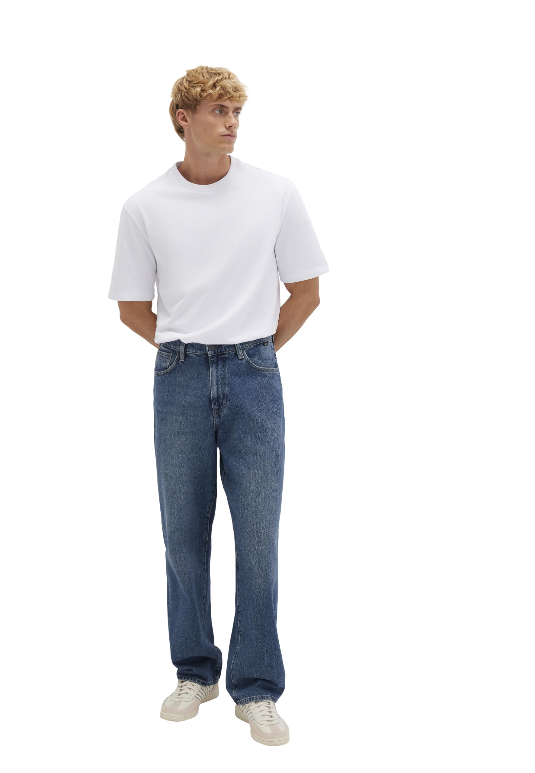 Mavi Herren Denim Pants Mitte Relaxed Jeans