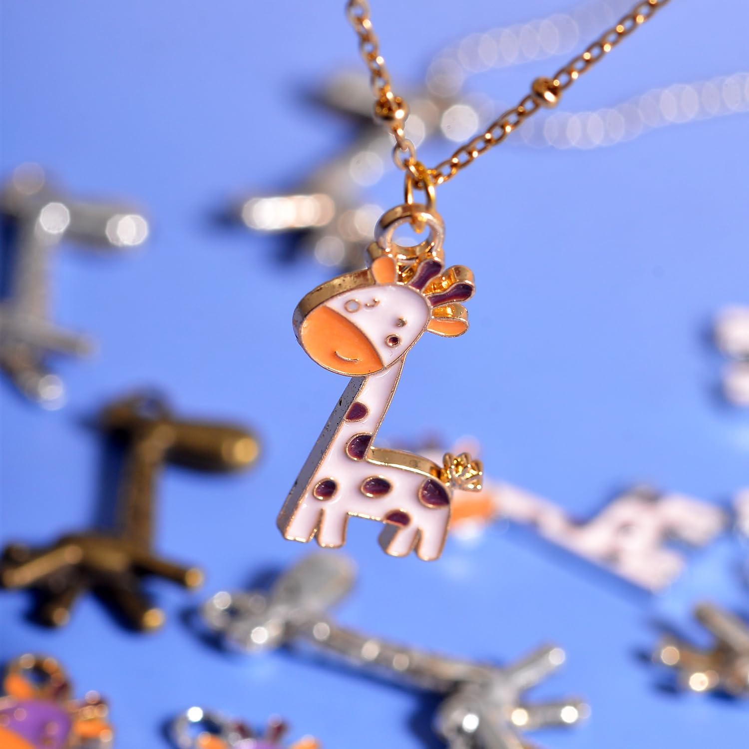 Stino Paired Bulk Enamel & Metal Charms for Jewelry Making, Colorful Metal Pendant for Bracelet Necklace and Crafting - Image 4