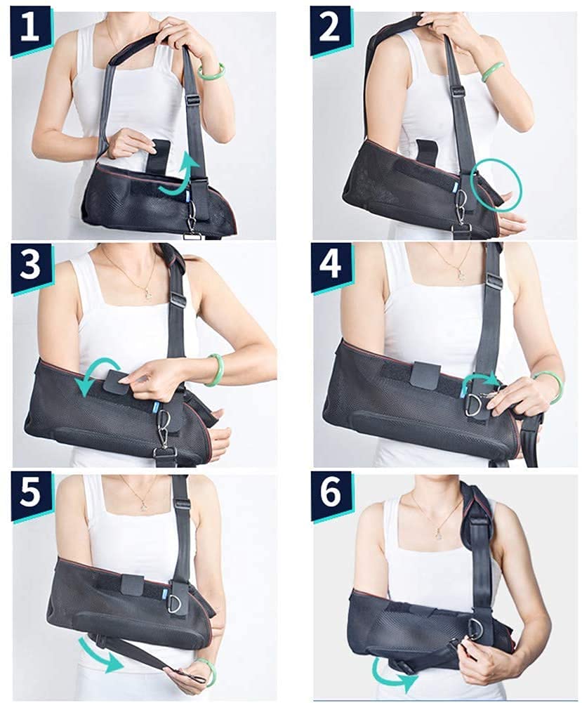 Cabestrillo Para Brazo, Soporte Para Brazo, Cabestrillo Para Hombro, Cabestrillo Para Brazo, Inmovilizador De Hombro, Cabestrillo Transpirable Para Brazo, Protector De Dislocación, Para Rehabilitació