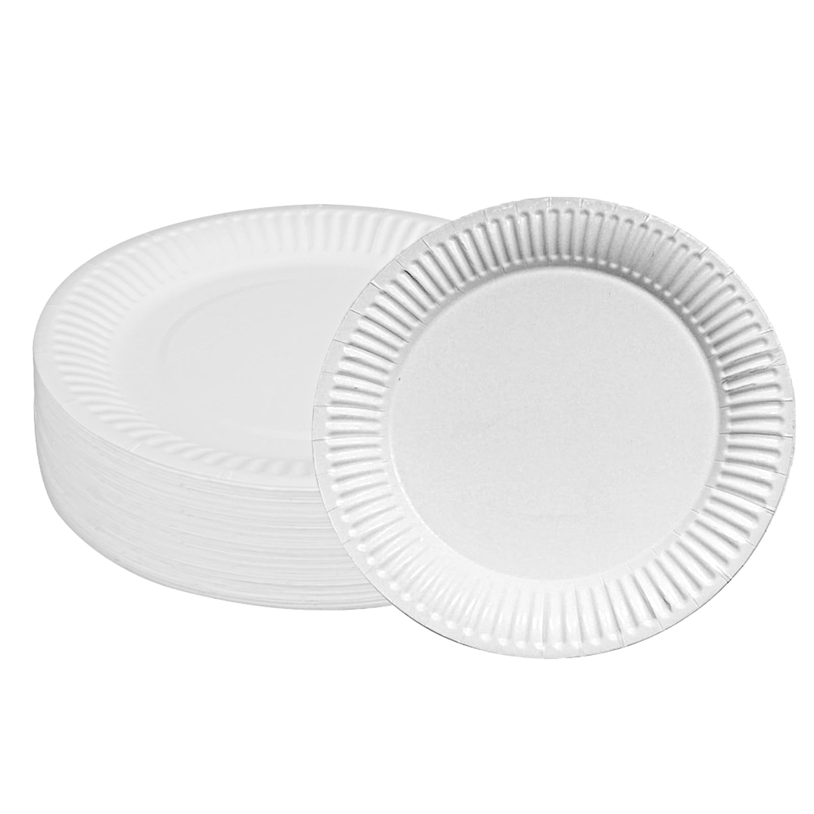 Pack De 12 Platos Desechables Resistentes - 18 Cm, Ecológicos, Ideales Para Fiestas Y Eventos