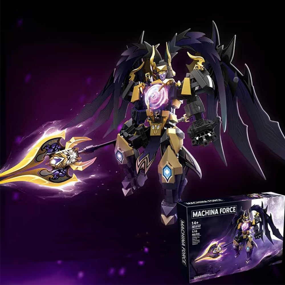 Doyomtoy Arena of Valor Building Blocks, Lu Bu, Arthur, TEL'Annas, Chi, Yorn, Character Model, Birthday Gifts for Boys and Girls, Collectibles for Fans