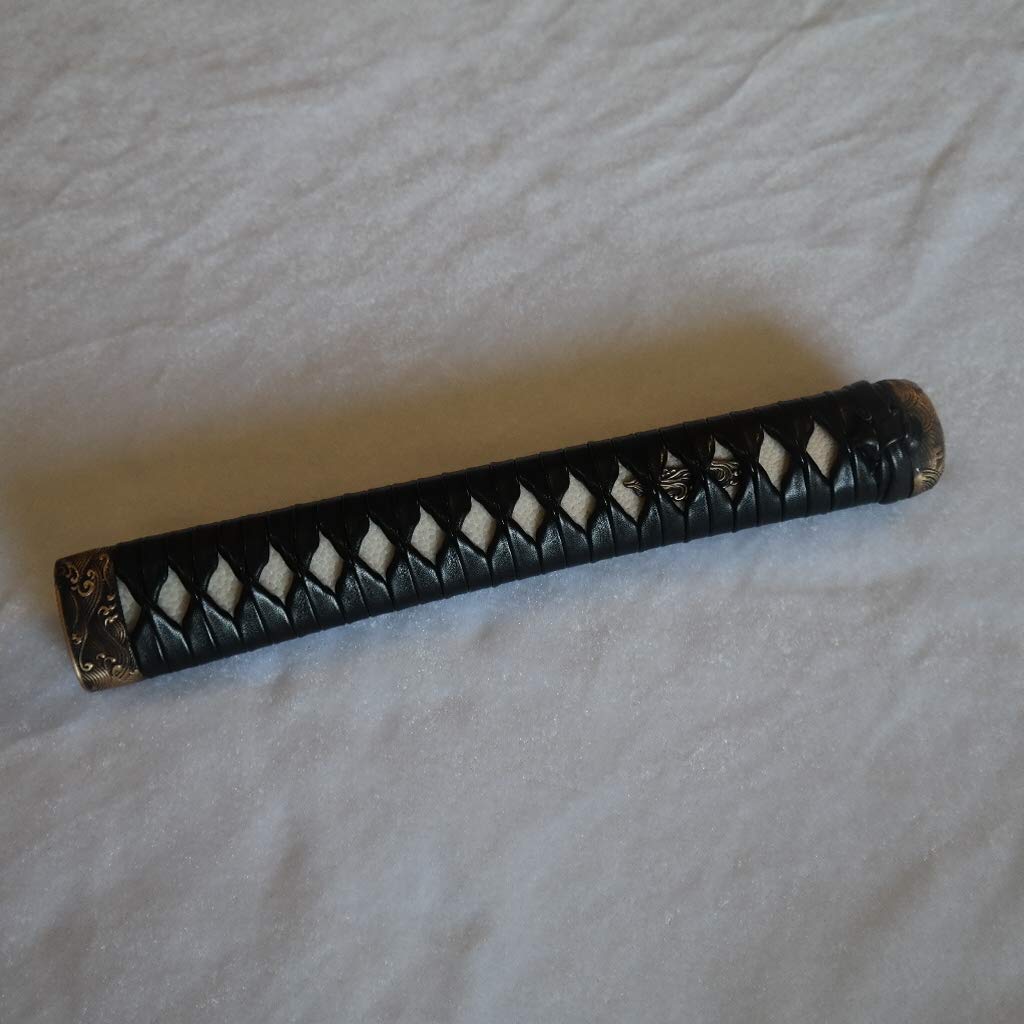 Boyu sword Handle Tsuka 10.2in Alloy/copper/iron Fittings Imitation or real Samegawa (DB11, 26cm/10.2in,)
