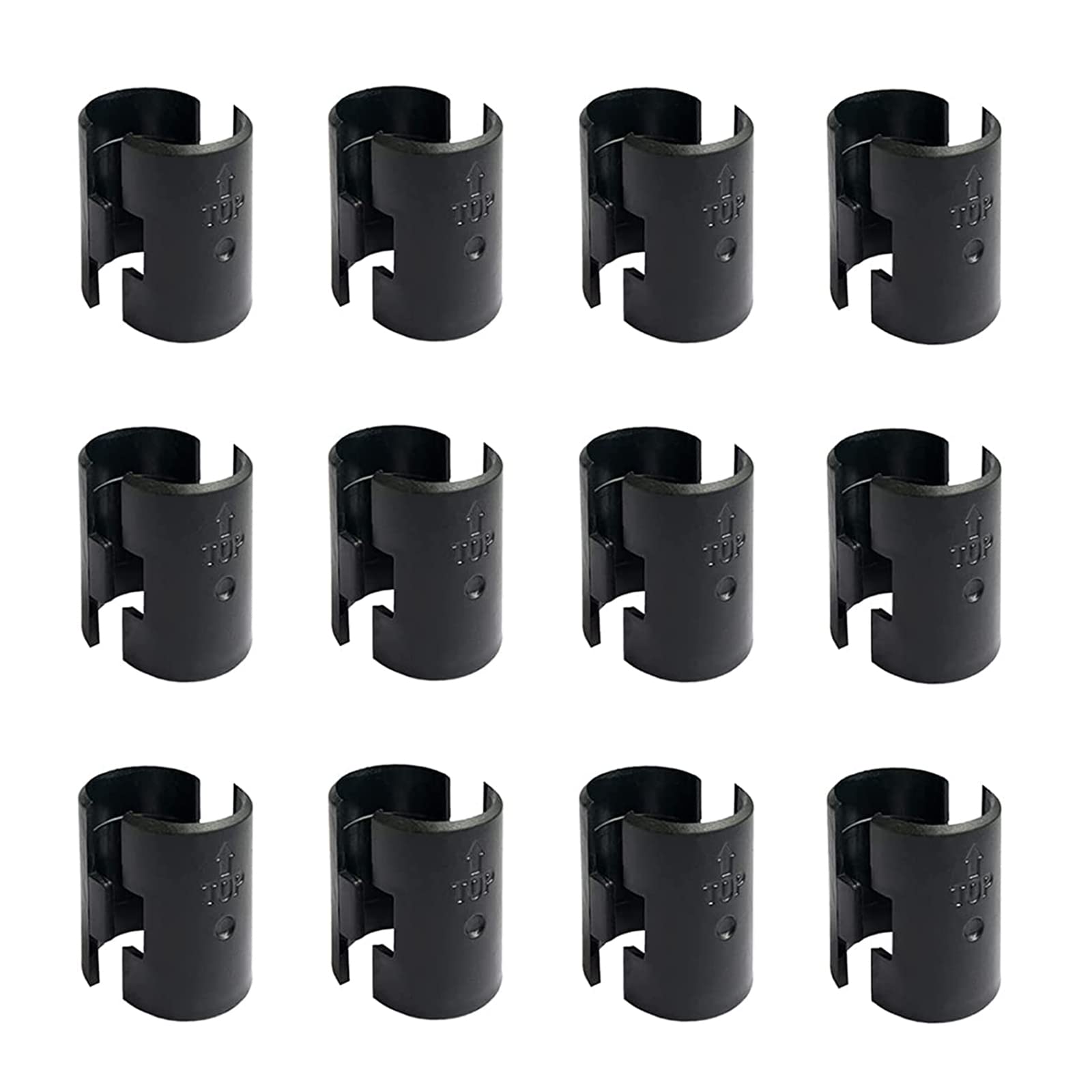 WAFJAMF 24 Pack Wire Shelf Clips Shelving Sleeves