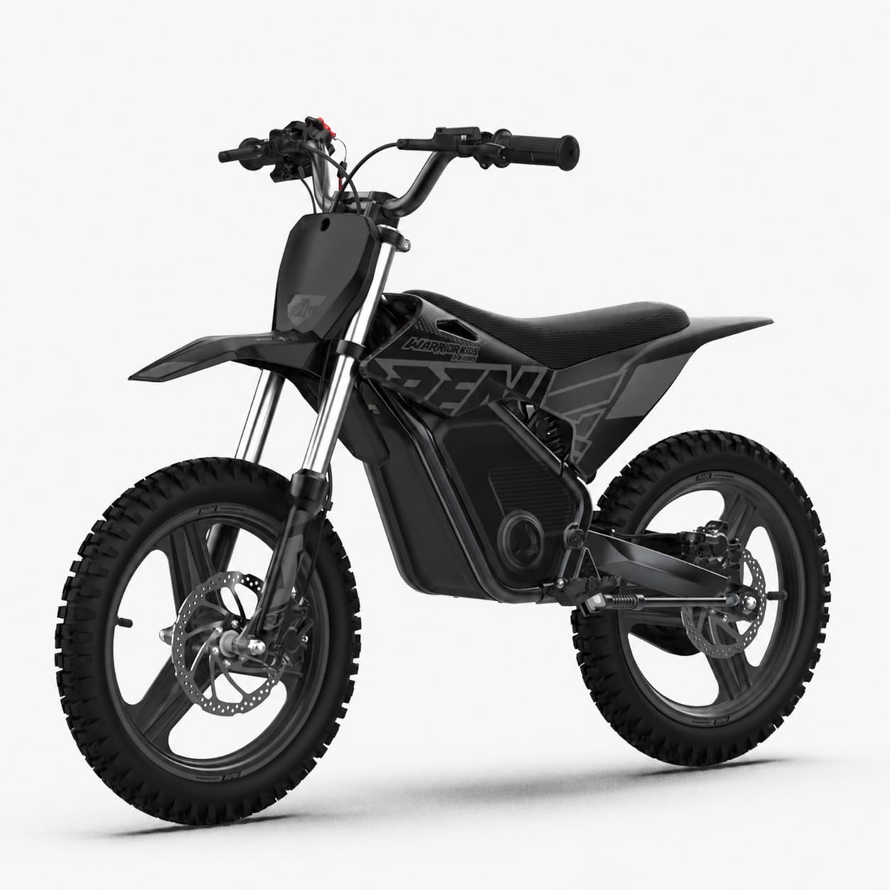 RFN SX-E800 Kids Electric Dirt Bike, 16-Inch Electric Motorcycle with 900W Peak Brushless Motor, 21.7 MPH Max Speed, 15.5-Mile Range, Hydraulic Disc Brakes, Ages 4-8, Black