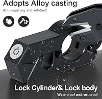 Vista 8 de DOT - Casco ligero de cara completa para motocicleta de calle, bloqueo de casco de motocicleta JAGASOL