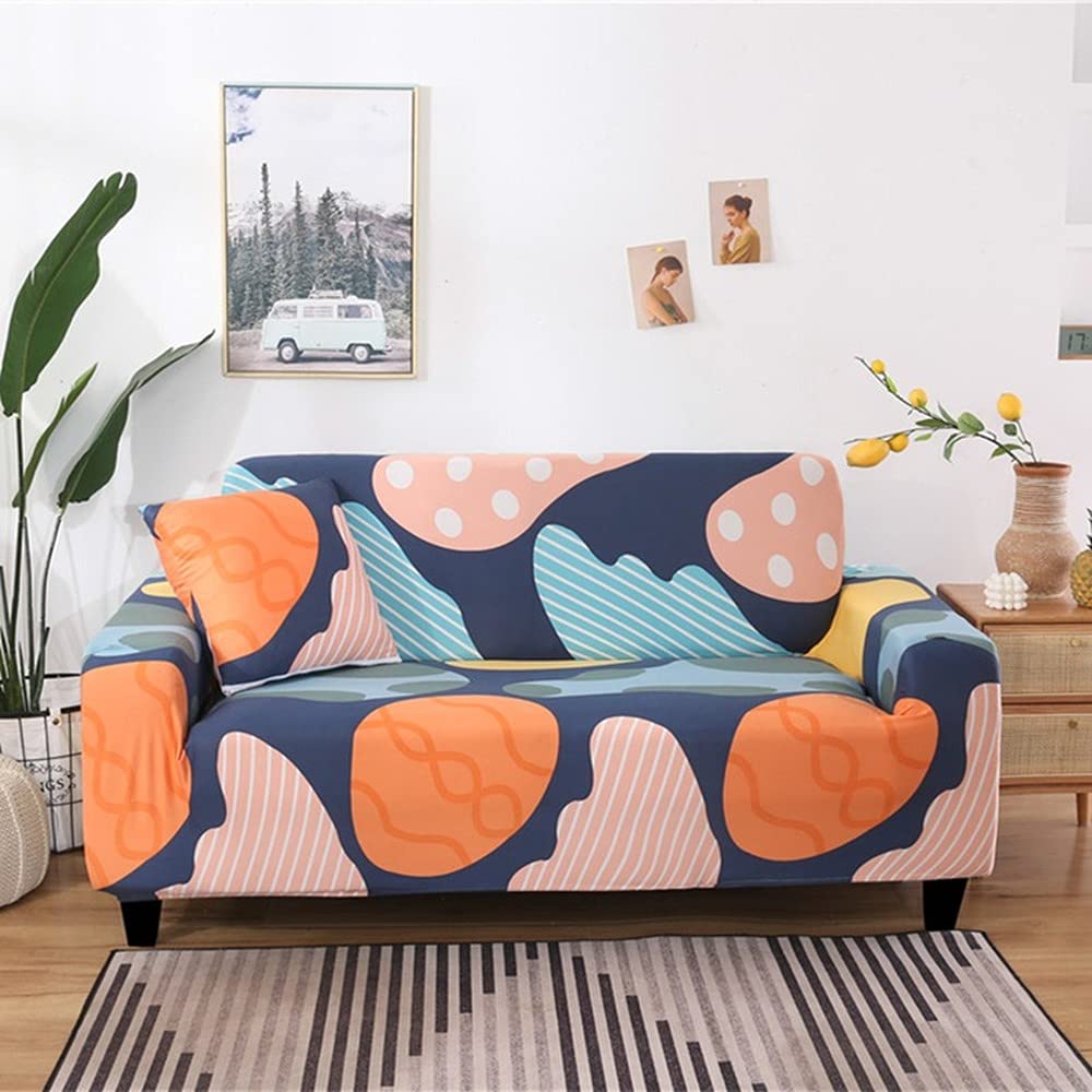 Housse canape extensible tout compris pour masquer l'usure du salon