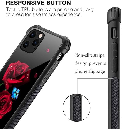 Vista 233 de Funda compatible con iPhone 13 Pro, diseño de patrón para iPhone 13 Pro, fundas para mujeres y niñas, Betsy Ross 13 estrellas de madera con bandera