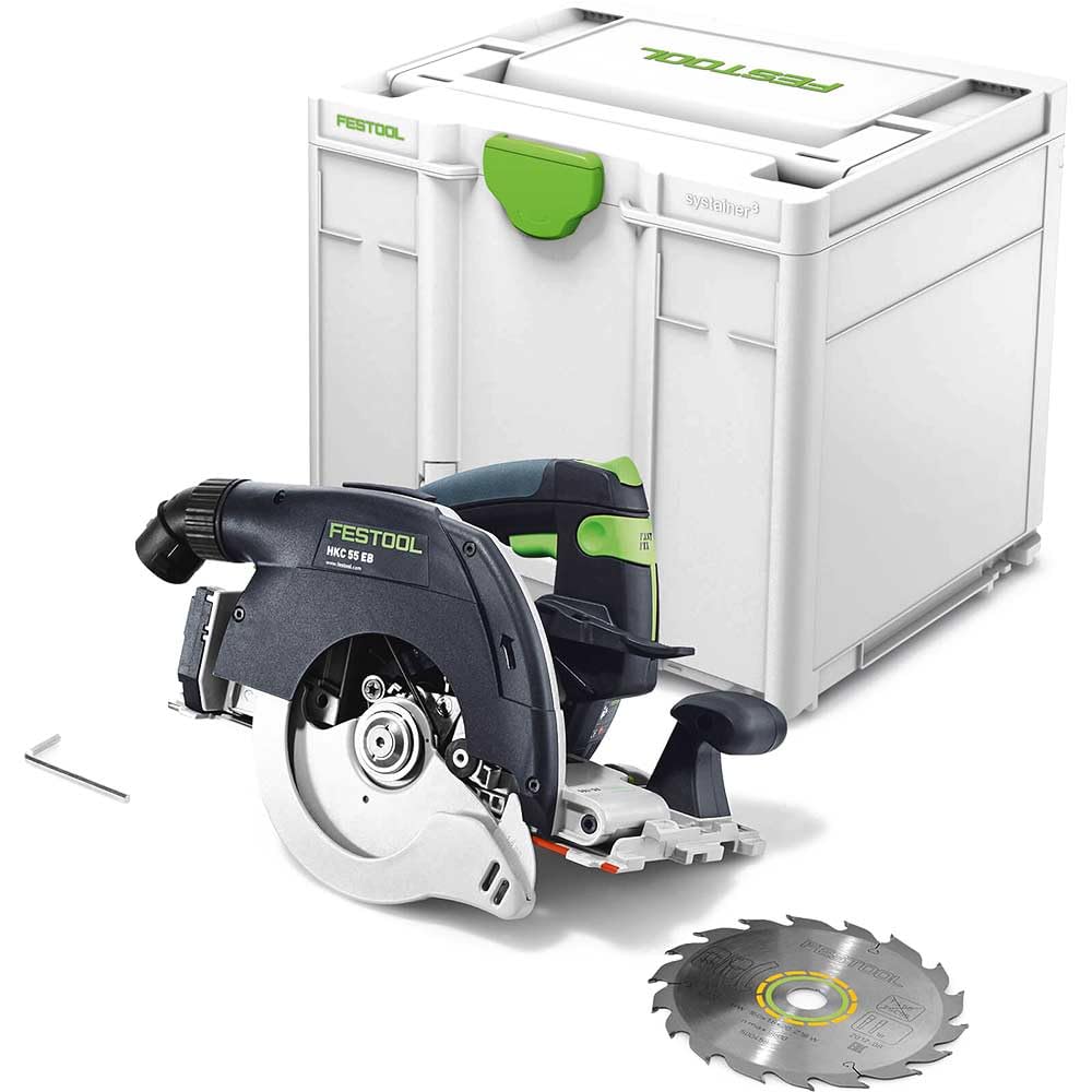 Festool Silver Cordless Circular Saw Hkc 55 Eb-Basic