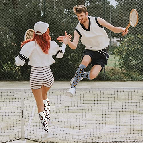 Aoliks Leopard Compression Socks For Women & Men, Support Socks For Travel Cycling Circulation #TOP2