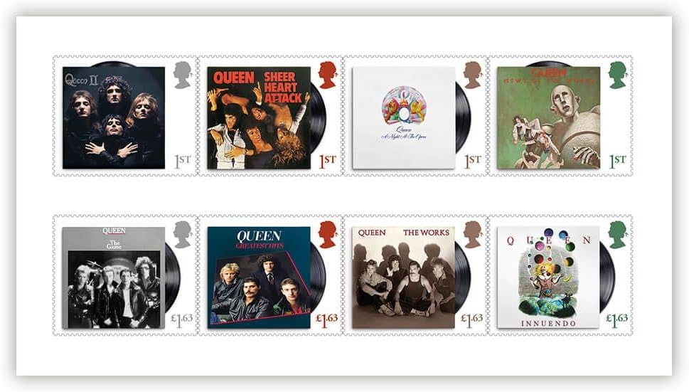 Queen Stamp Set - Collectible Postage Stamps