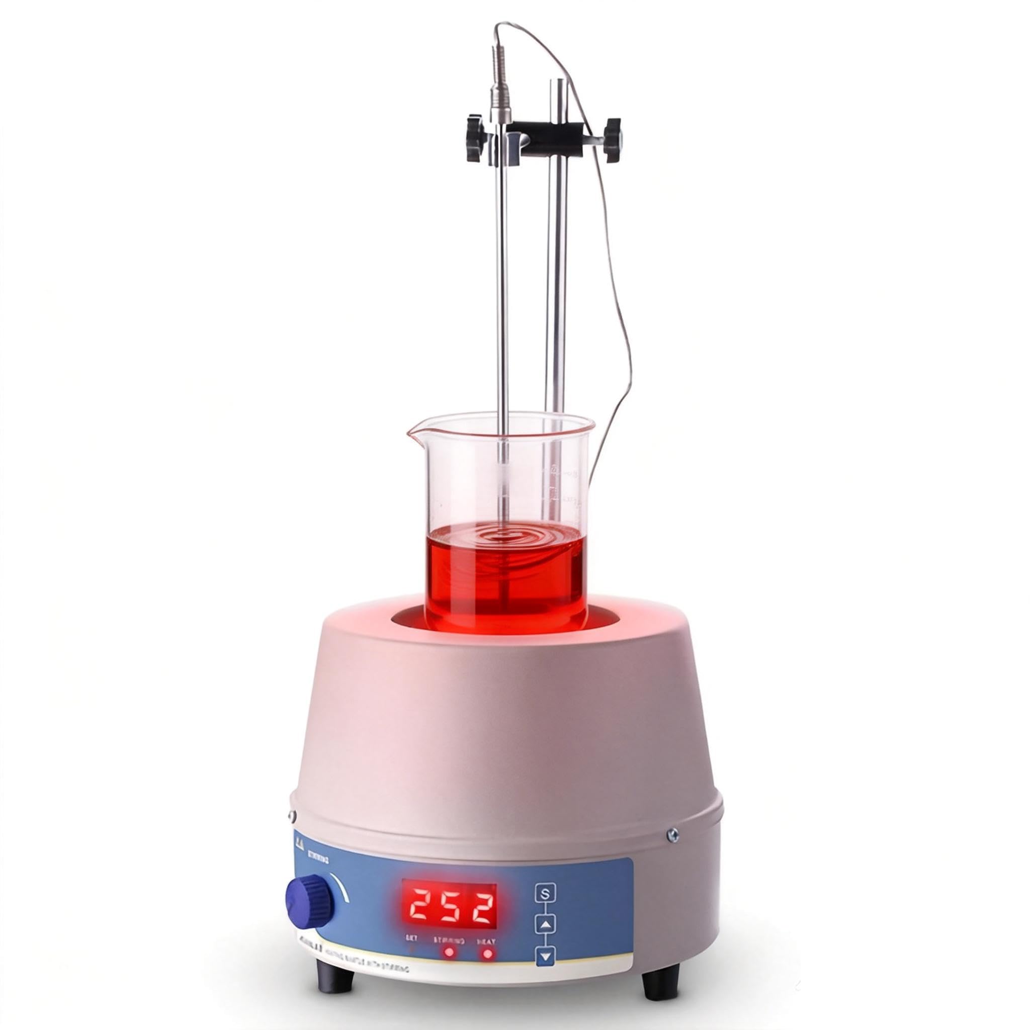 Agitateur magnétique avec chauffage pour ballon laboratoire 500ml et 250ml à 2000ml