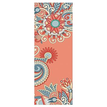 Eryue Yoga Mat Print Qucik Dry Non-Slip Foldable Yoga Towel Fitn et