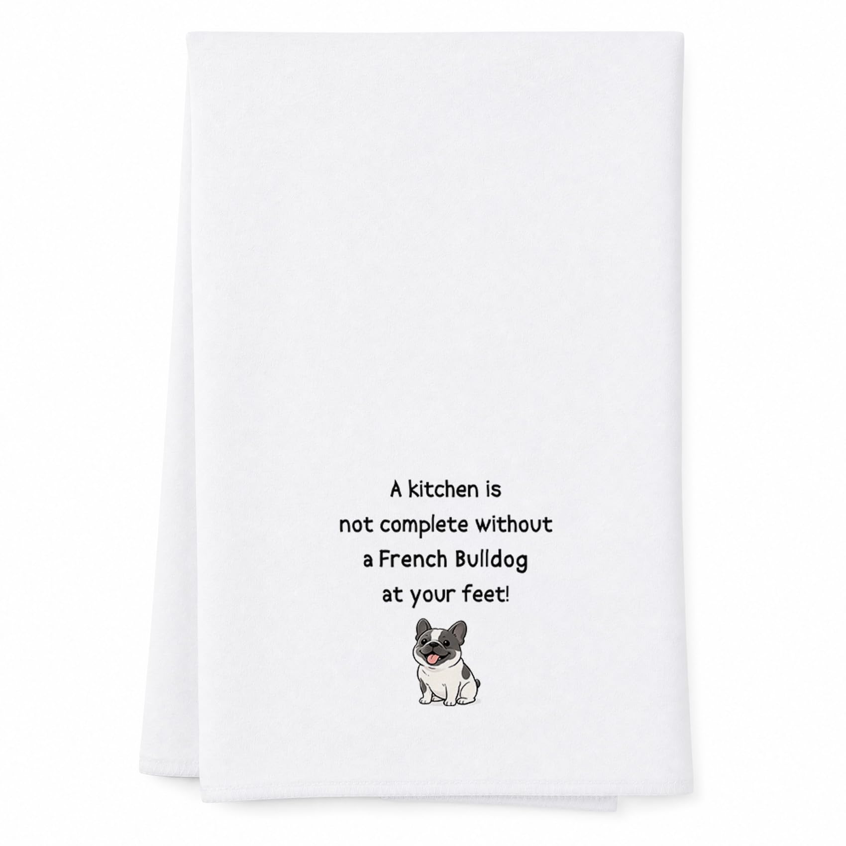 Nudoraw French Bulldog Gifts for Women Microfibre Kitchen Towel