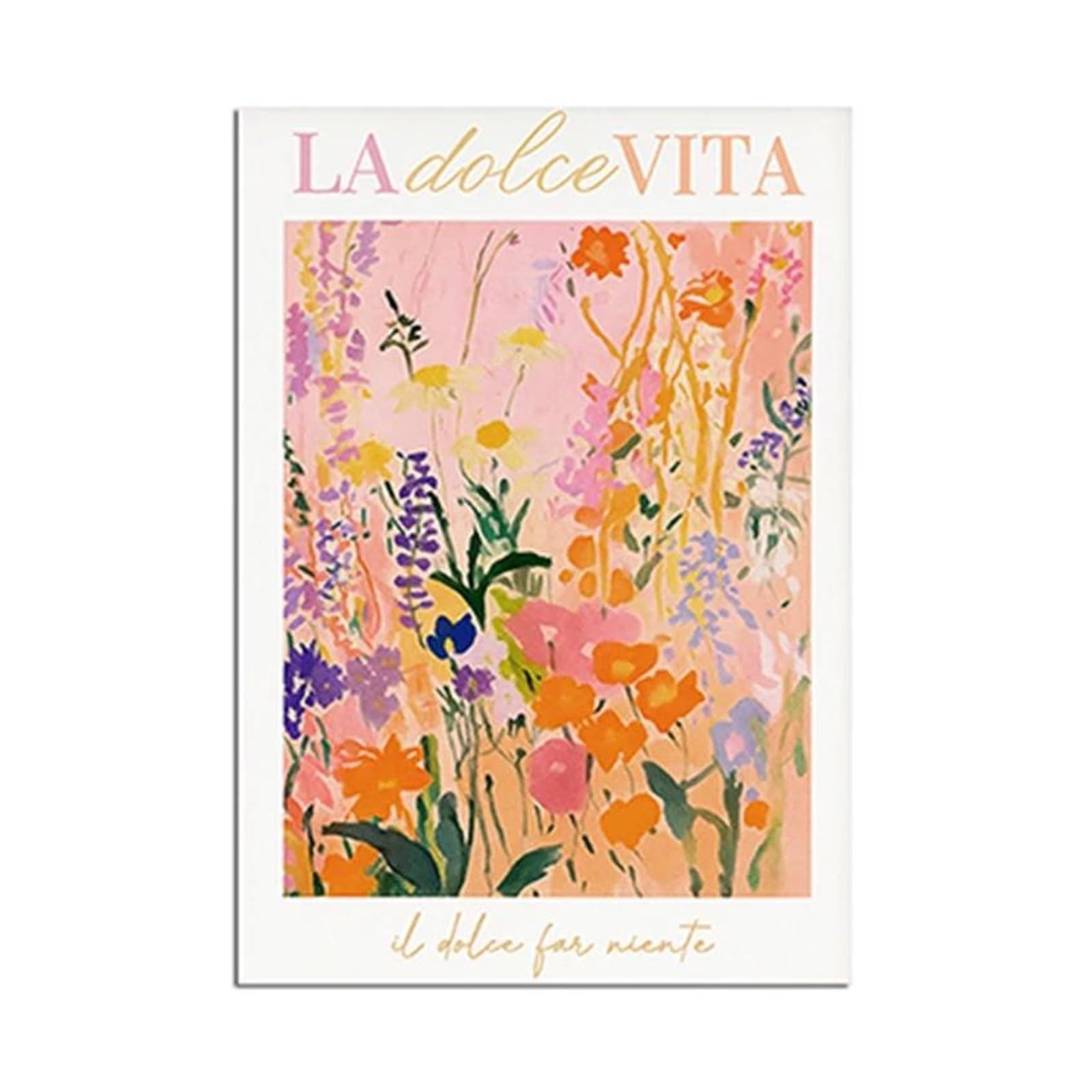 Décoration Murale Côte Amalfitaine | Poster Art Coloré Maison 40x50cm