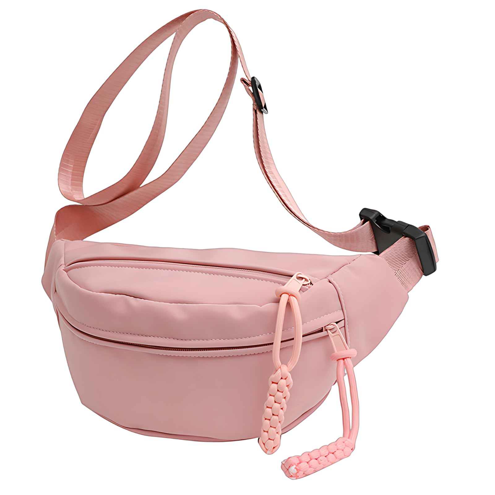 Waist Bag, Chest Bag for Women Stylish, Large Capacity Chest Bag for Travel, Gym, and Outdoor Activities, Durable Polyester Nylon Fabric, Adjustable Shoulder Straps, 30cm x 15cm x 9cm-image-39