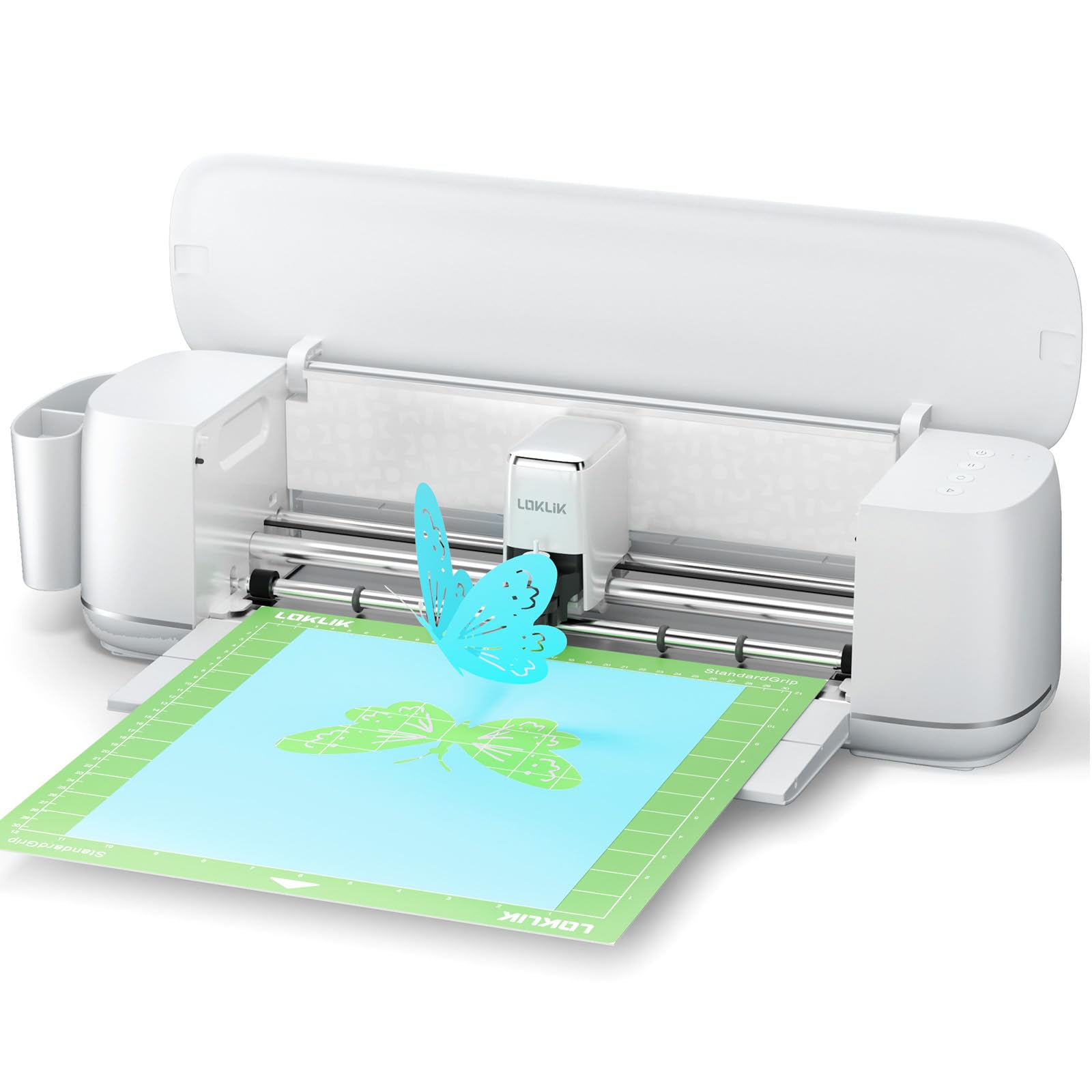 LOKLiK Cutting Machine 2 by HTVRONT - 5 in 1 Vinyl Cutter Machine with 5X Cutting Force, Cuts 100+ Materials, AI Painting, 13'' Smart Die Cutting Machine for All Crafts Cards 3D Arts Home Decor