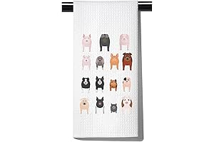 Pigs Breeds Dish Towel: A Delightful Addition to Your Pig-Themed Decor