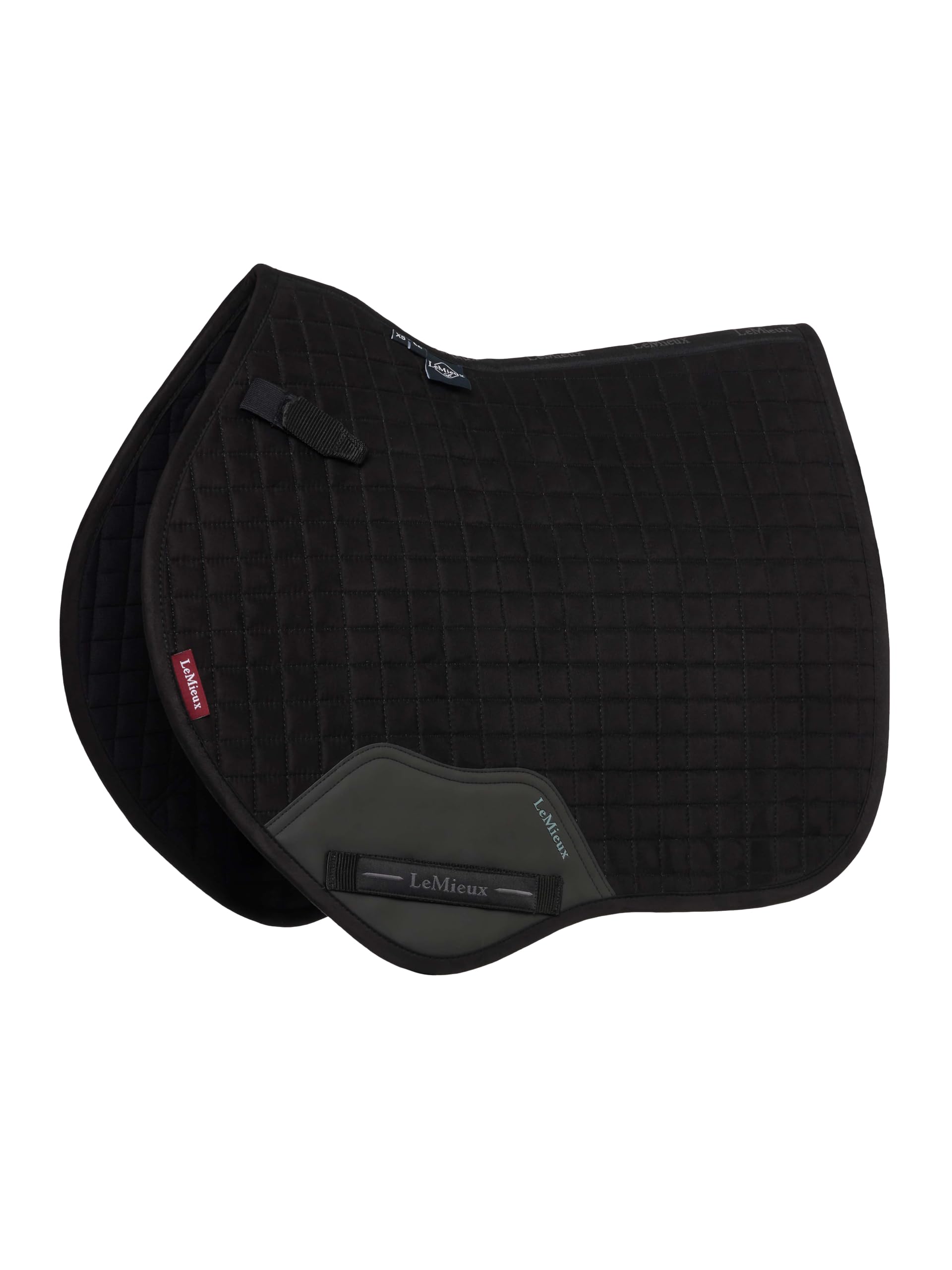 LeMieux Mini Suede Close Contact Square Saddlepad - Black