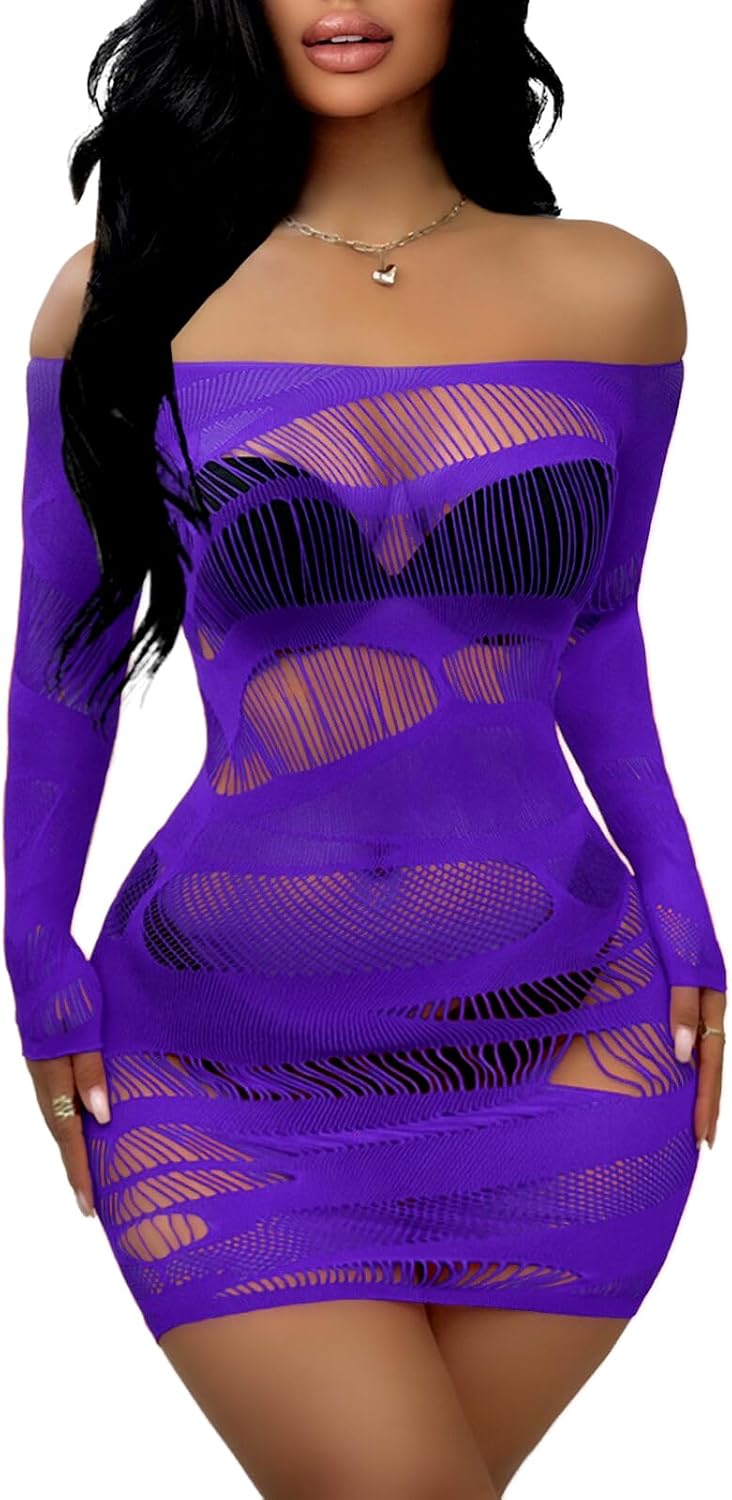 Buitifo Women Lingerie Dress One Piece Babydoll Beach Cover Up