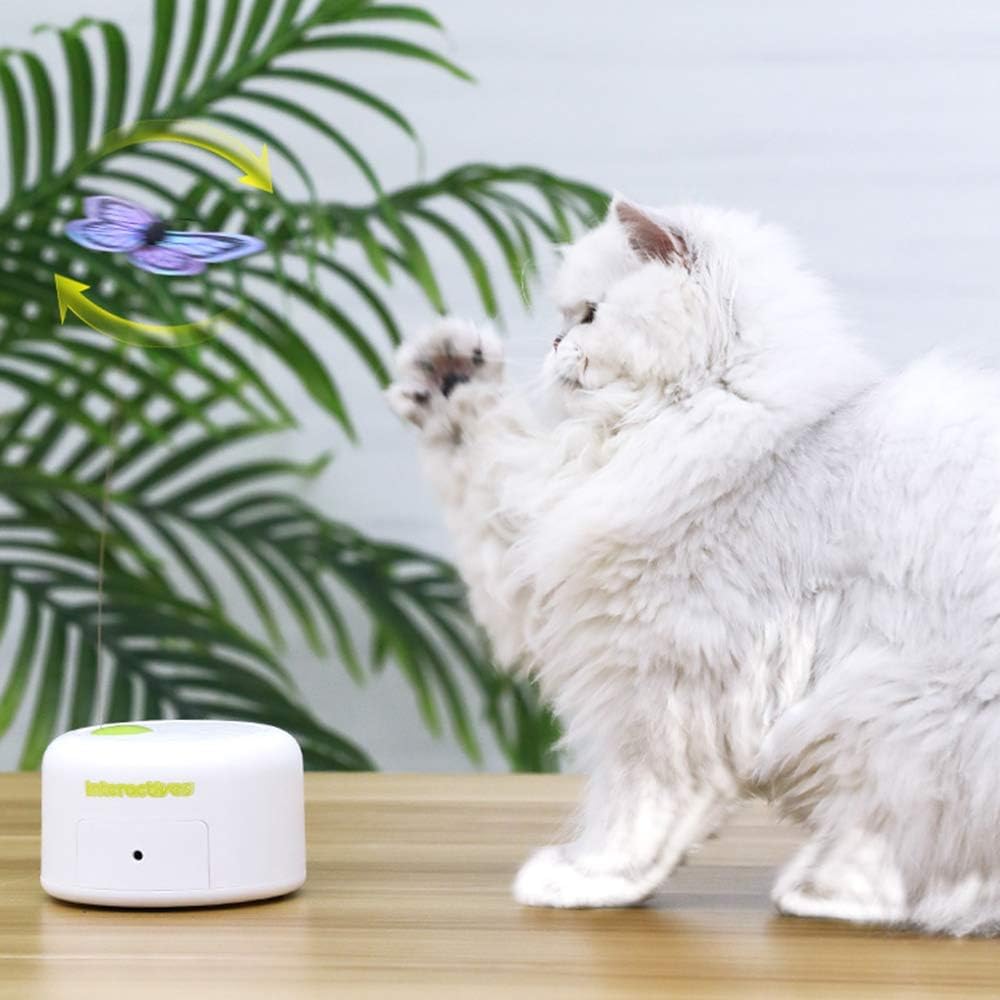 ALL FOR PAWS, 6-częściowy zestaw uzupełniający motyle do interaktywnej zabawki dla kota "Flutter Bug"