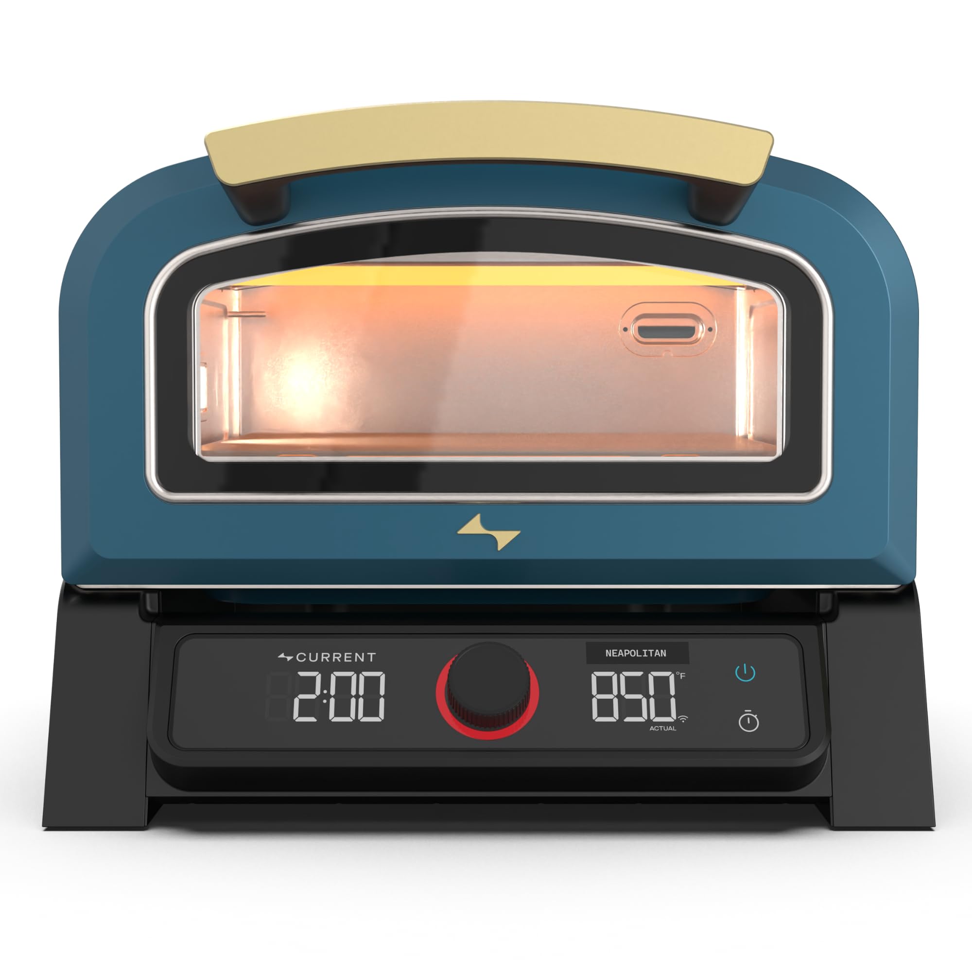 Current® Model P+ Smart Electric Pizza Oven, 12-Inch, Ocean