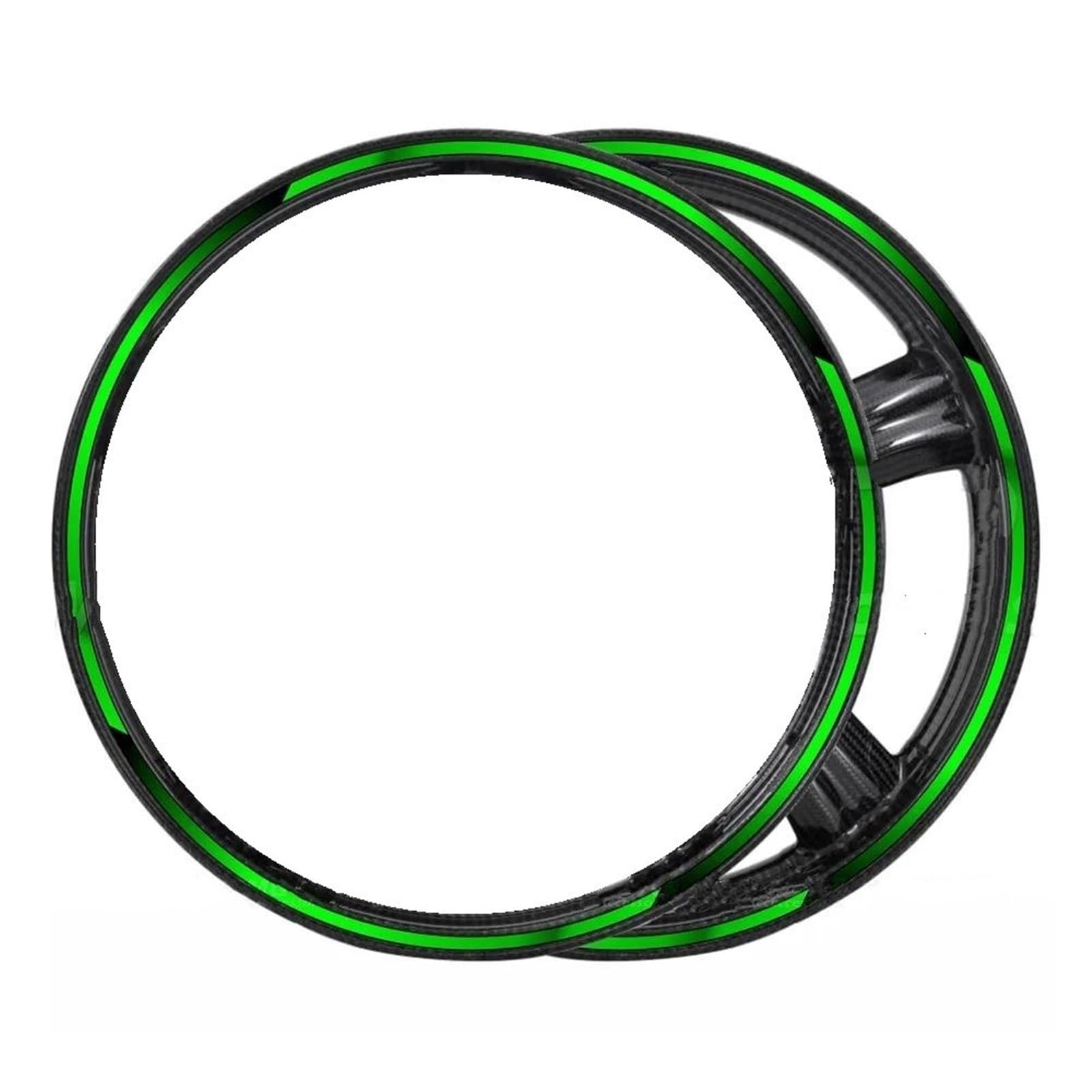 Wheel Stickers Motorcycle Rim Stripe Stickers for for Ninja ZZR1400 ZZR 1400 Waterproof Reflective Decals Strips Wheel Sticker Rim Reflective Decal