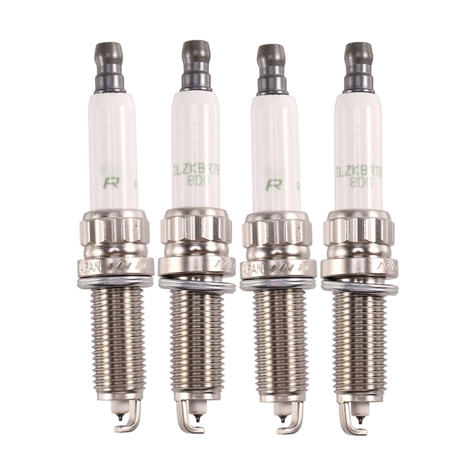4 Pezzi di Candele di accensione in Metallo per Auto, Candele di accensione all'iridio e Platino 95770 ILZKBR7B8DG 0242129512 per Peugeot, Citroen, Mini Cooper, Candele di Ricambio