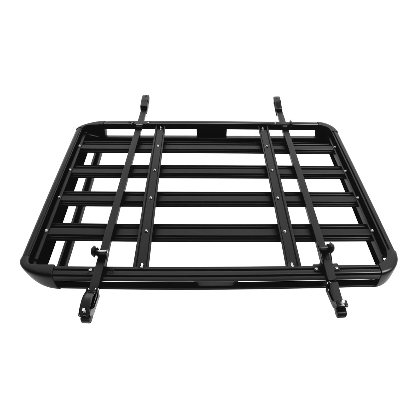 Cesta de techo para coche, portaequipajes de acero, universal, 140 x 100 cm, portaequipajes de hasta 150 kg, para todos los tipos de coches