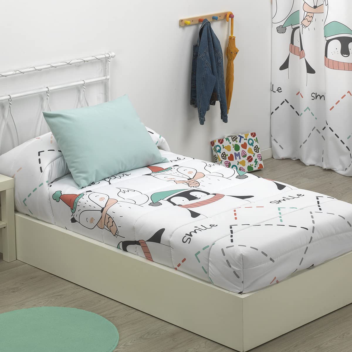 Edredón Ajustable PINGUINO - Cama 105 cm