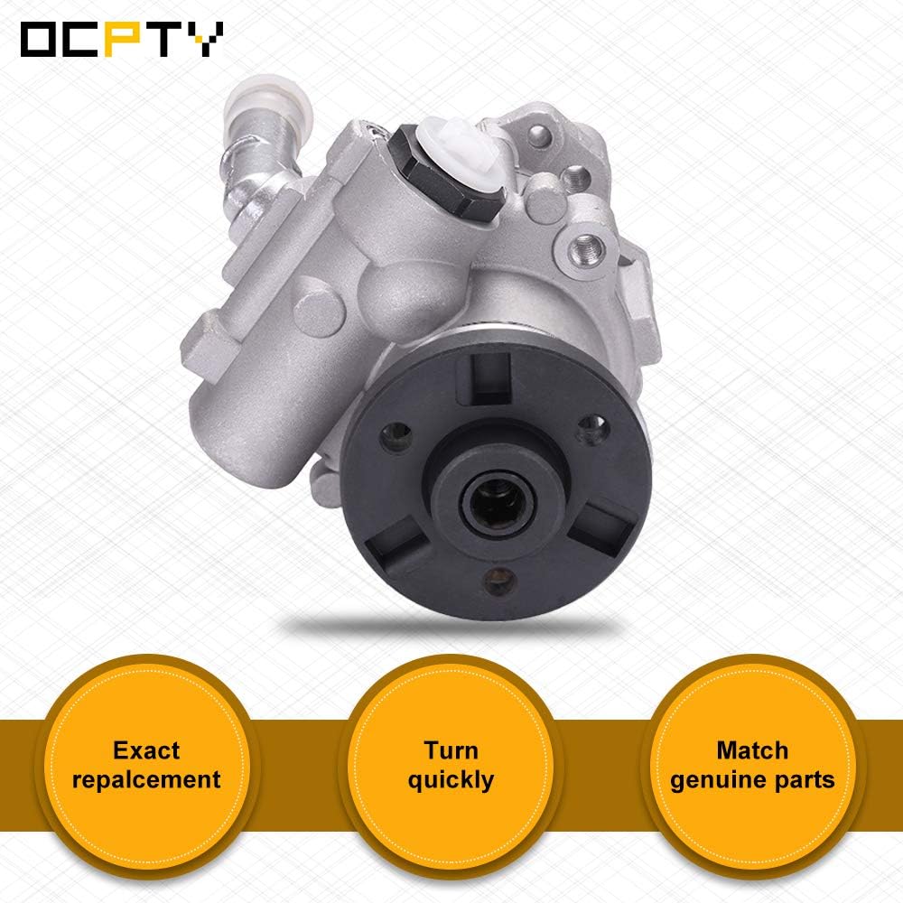 Power Steering Pump, OCPTY Power Assist Pump fits 2007-2012 for 328i, 2009-2012 for 328i xDrive, 2007-2008 for 328xi, 2006 for 330i/330xi/325i Replace for 21-147