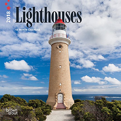 Lighthouses 2018 7 x 7 Inch Monthly Mini Wall Calendar, Ocean Sea Coast (Multilingual Edition)