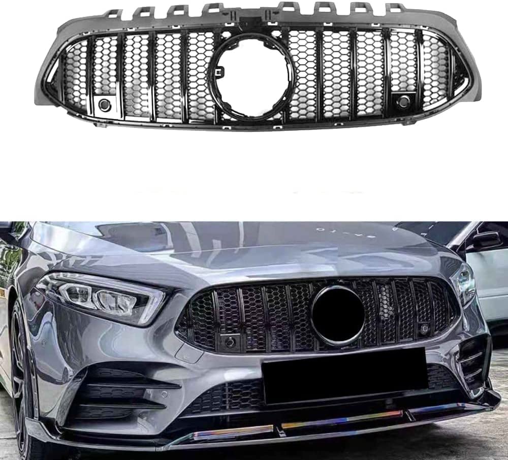 Griglia Radiatore Anteriore AMG Nera Per Mercedes Classe A W177 2018+ - A180, A200, A250, A35 - Foto 6