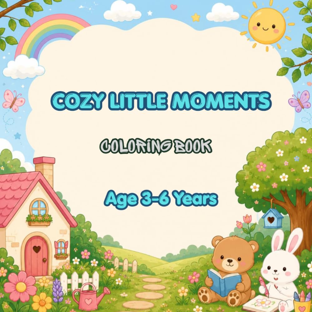 COZY LITTLE MOMENTS: Coloring Book
