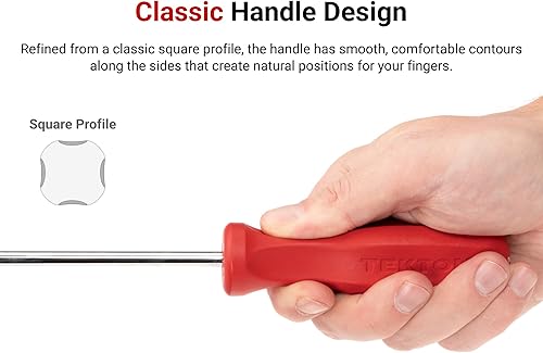 Miniatura 3 de TEKTON Juego de destornilladores de mango duro, 4 piezas (#1-#2, 316-14 pulgadas)  Fabricado en Estados Unidos  DRV42023