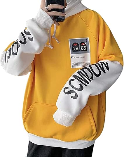 Amazon パーカー メンズ 秋服 長袖 綿 スウェットパーカー プルオーバー 用 大きいサイズ トップス ゆったり てぃーしゃつ スポーツ おしゃれ カジュアル かっこいい 快適 秋 冬 春 トレーナー パーカー 通販