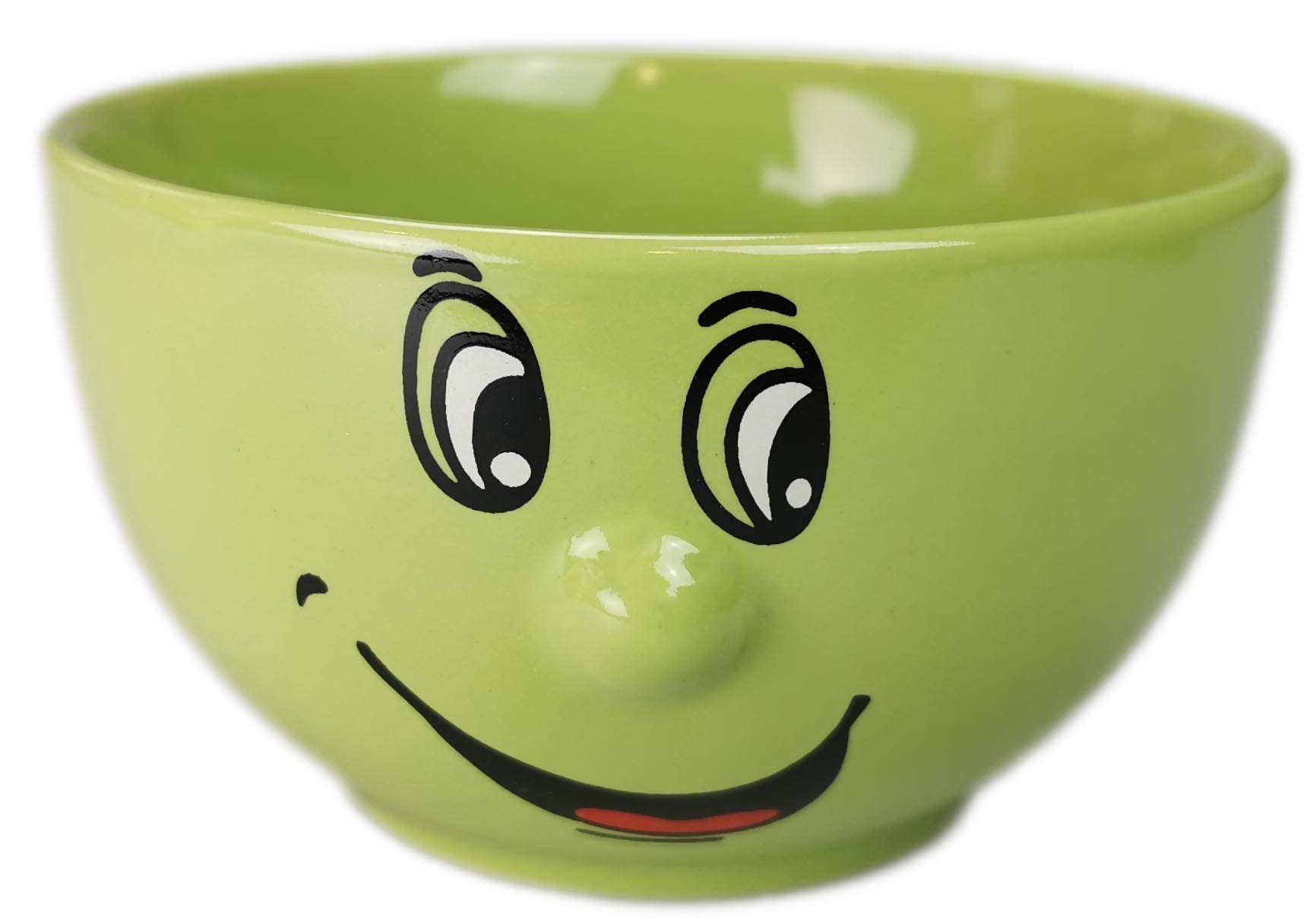 Ingbertson Zwinkerli Becher & Schalen Set – Keramik/Porzellan – Kaffeebecher 350 ml, Müslischale 500 ml oder Set – zufällige Farbe – für Kaffee, Tee, Müsli, Dessert (12 Müslischalen)
