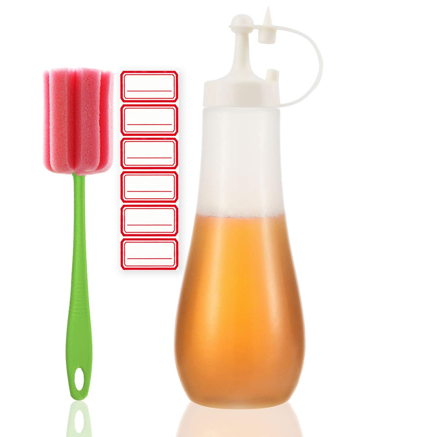 Buy Condiment Squeeze Bottle Sauce Squeeze Squirt Bottle for Kitchen