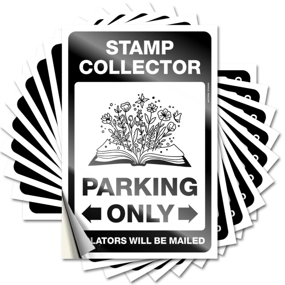 Decal Farmhouse Front Porch Decor | Love Cover Stamp Collector Parking Only for Dry(12X18CM)
