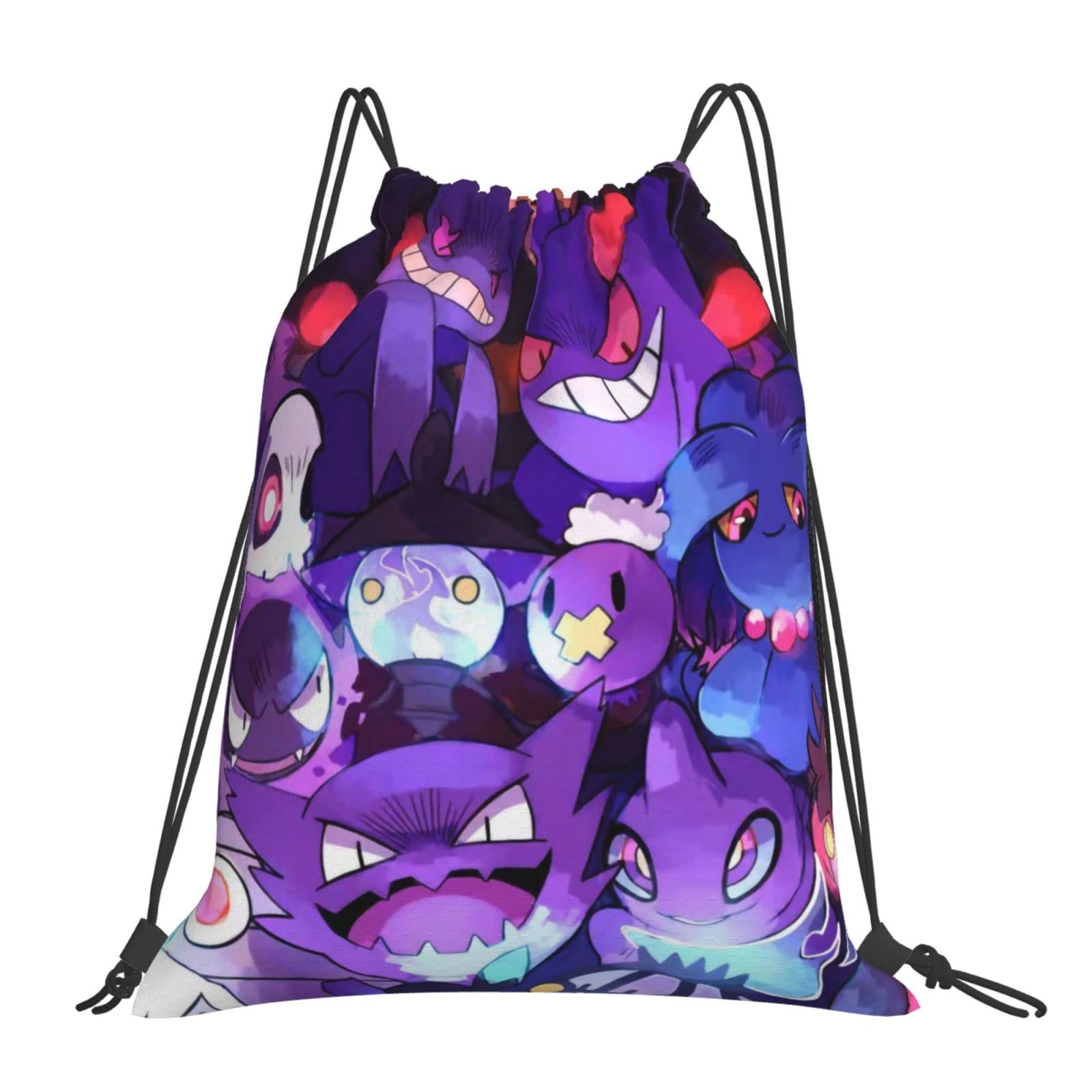 Anime Drawstring Backpack Bag Catoon Sport Gym Bag Waterproof Lightweight Bags Outdoor Travel Sackpack