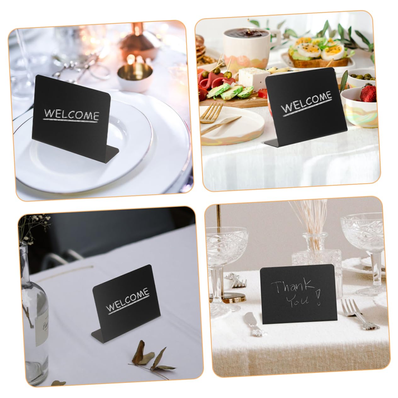 NUOBESTY 36stücke Mini Kreidetafeln Dekorative Förmige Tischschilder Für Preise Nachrichten Für Hochzeiten Partys Restaurants Buffets Wiederverwendbar Und Leicht Zu Beschriften